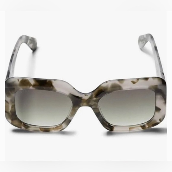 Diff Giada Olive gray smoke gradient oversized Sunglasses brand‎ new main image 7